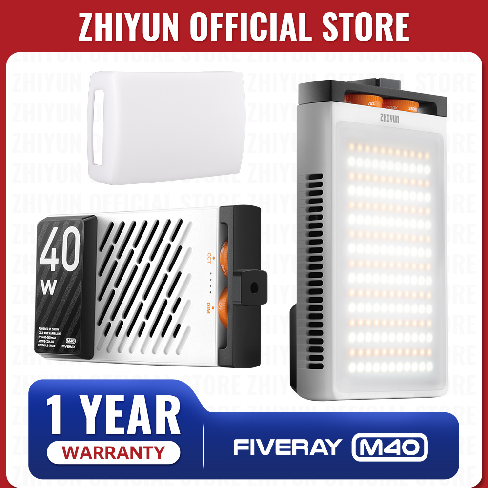 Photography Lighting For Indoor - ZHIYUN Resmi FIVERAY M40 40W LED