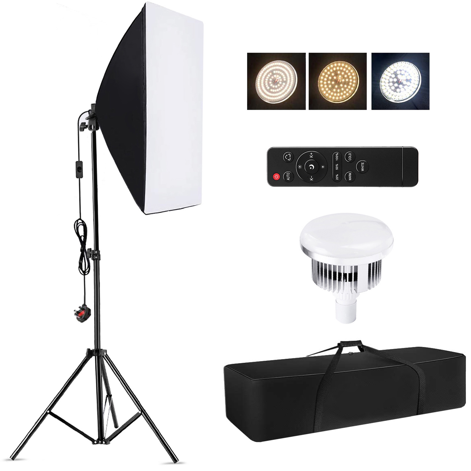 Photography Lighting Setup - Camnoon Studio Fotoğrafçılık Işık Seti Softbox