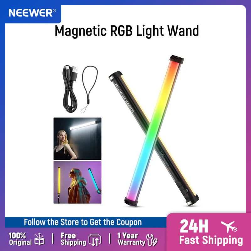 Photography Lighting Basics - NEEWER Basics 21 inç Manyetik RGB
