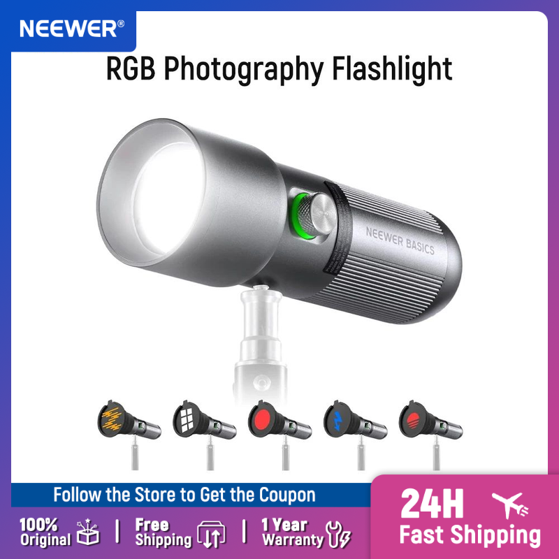 Photography Lighting Basics - NEEWER Basics RGB Fotoğrafçılık Flaş Işığı,