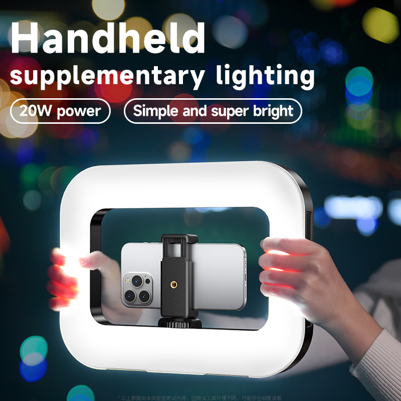 Photography Lighting Overhead - Karartma şarj edilebilir LED halka ışık