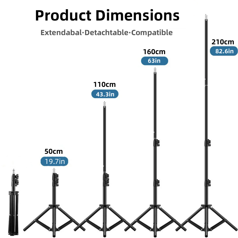 Photography Lighting Setup - RP01-B Ağır Hizmet Tipi Metal Alaşımlı