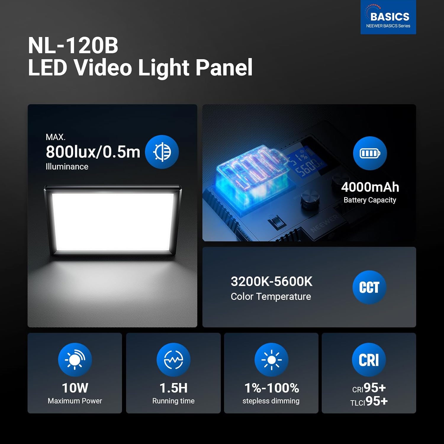 NEEWER Basics 9 inç LED Işık P - Photography Lighting Basics incelemesi ve fiyatı