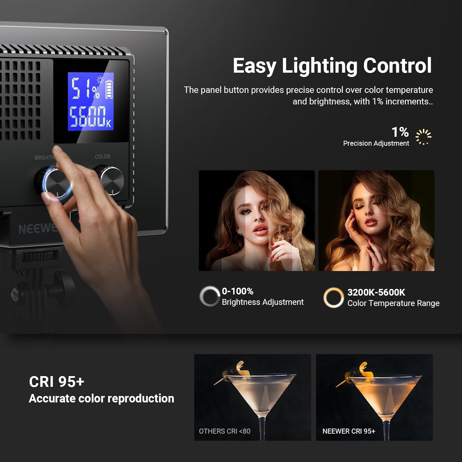 NEEWER Basics 9 inç LED Işık P - Photography Lighting Basics incelemesi ve fiyatı
