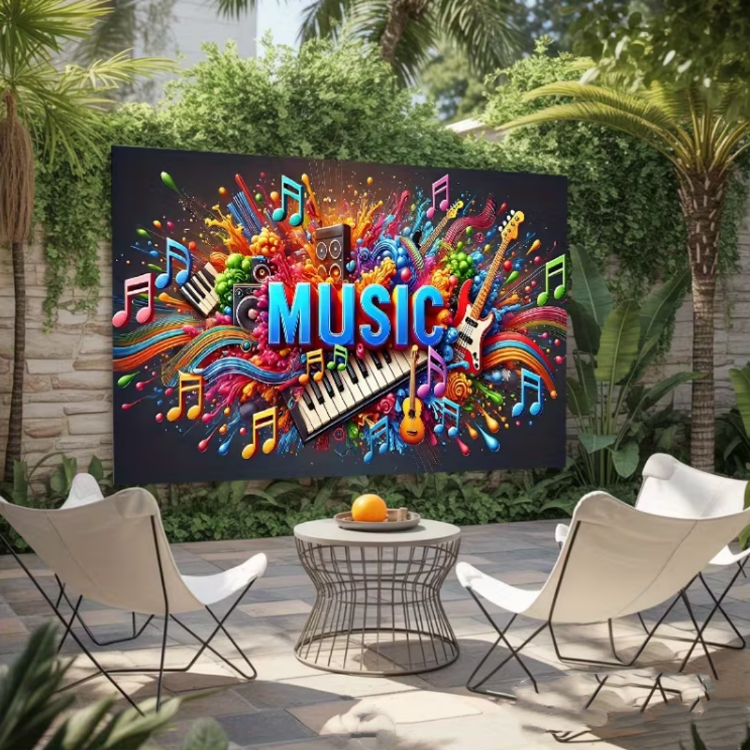 Canlı Müzik Teması Parıltılı P - Photography Lighting Backdrop incelemesi ve fiyatı