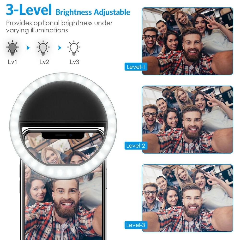 USB şarj edilebilir LED Selfie - Photography Lighting Overhead incelemesi ve fiyatı