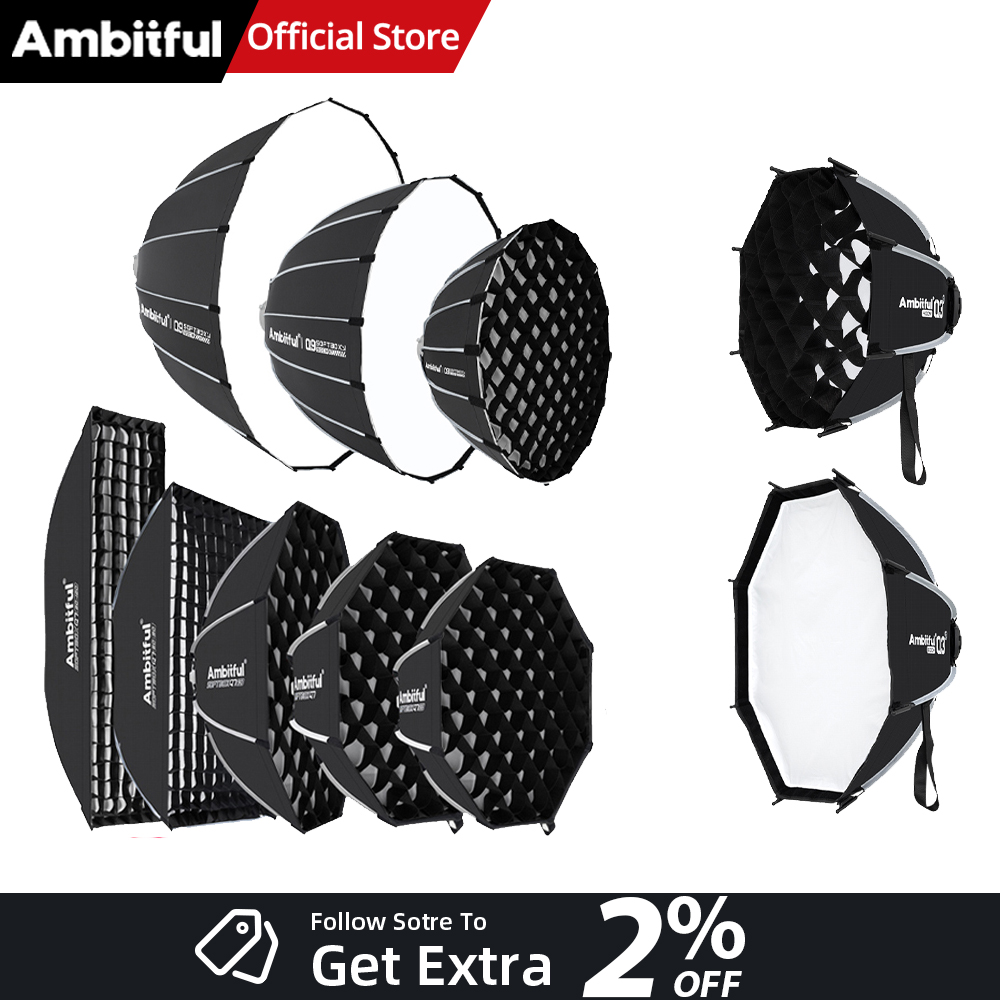 AMBITFUL Q3/Q7/Q9 Serisi Hızlı - Photography Lighting Softbox incelemesi ve fiyatı