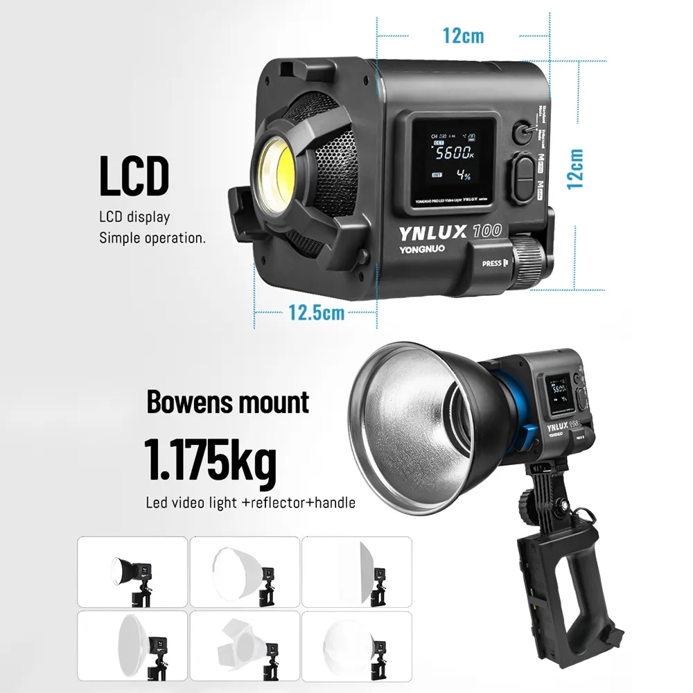 YONGNUO YNLUX100 100W 3200K-56 - Photography Lighting Led incelemesi ve fiyatı