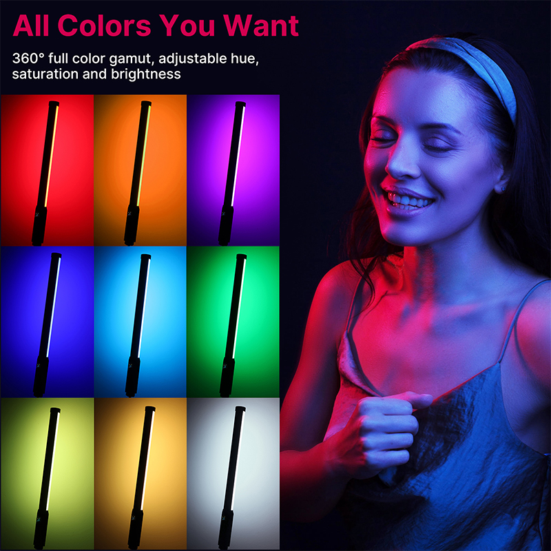 Ulanzi VL119 El RGB Renkli Çub - Photography Lighting Uk incelemesi ve fiyatı