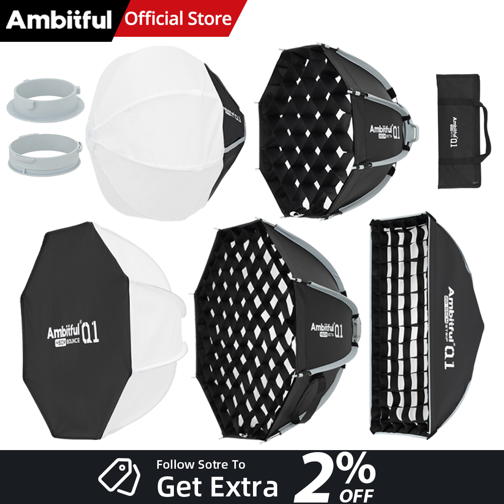 AMBITFUL Q1 Mini Bowens / GODO - Photography Lighting Softbox incelemesi ve fiyatı