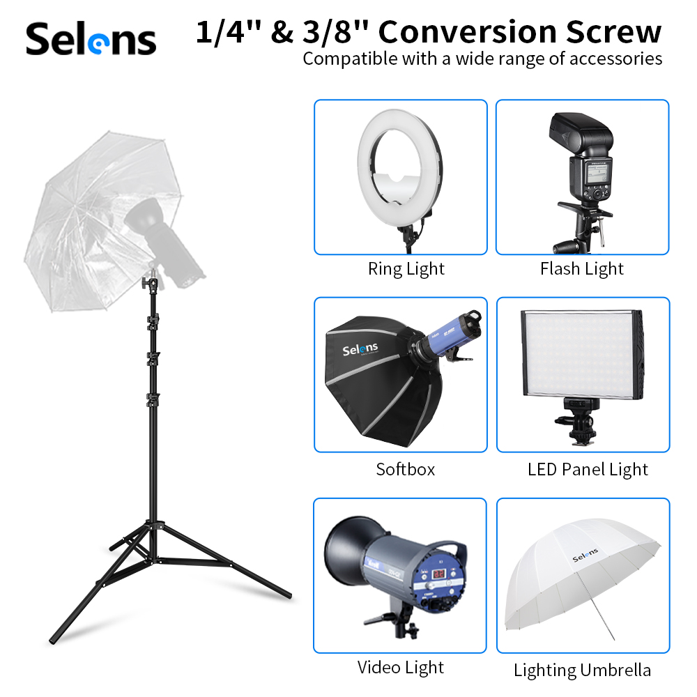 Selens 2.2~3.95m Hava Yastıklı - Photography Lighting Softbox incelemesi ve fiyatı