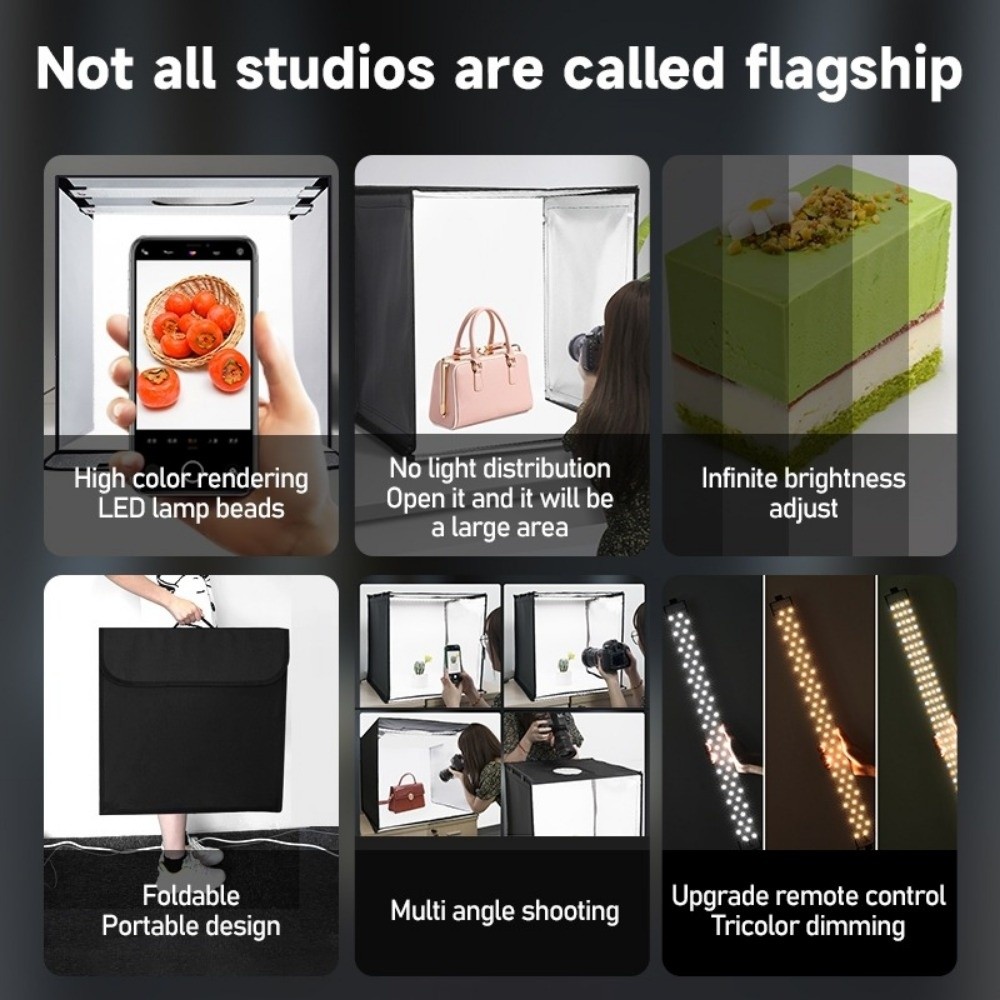 45/65cm LED Yumuşak Işık Kutus - Photography Lighting Softbox incelemesi ve fiyatı