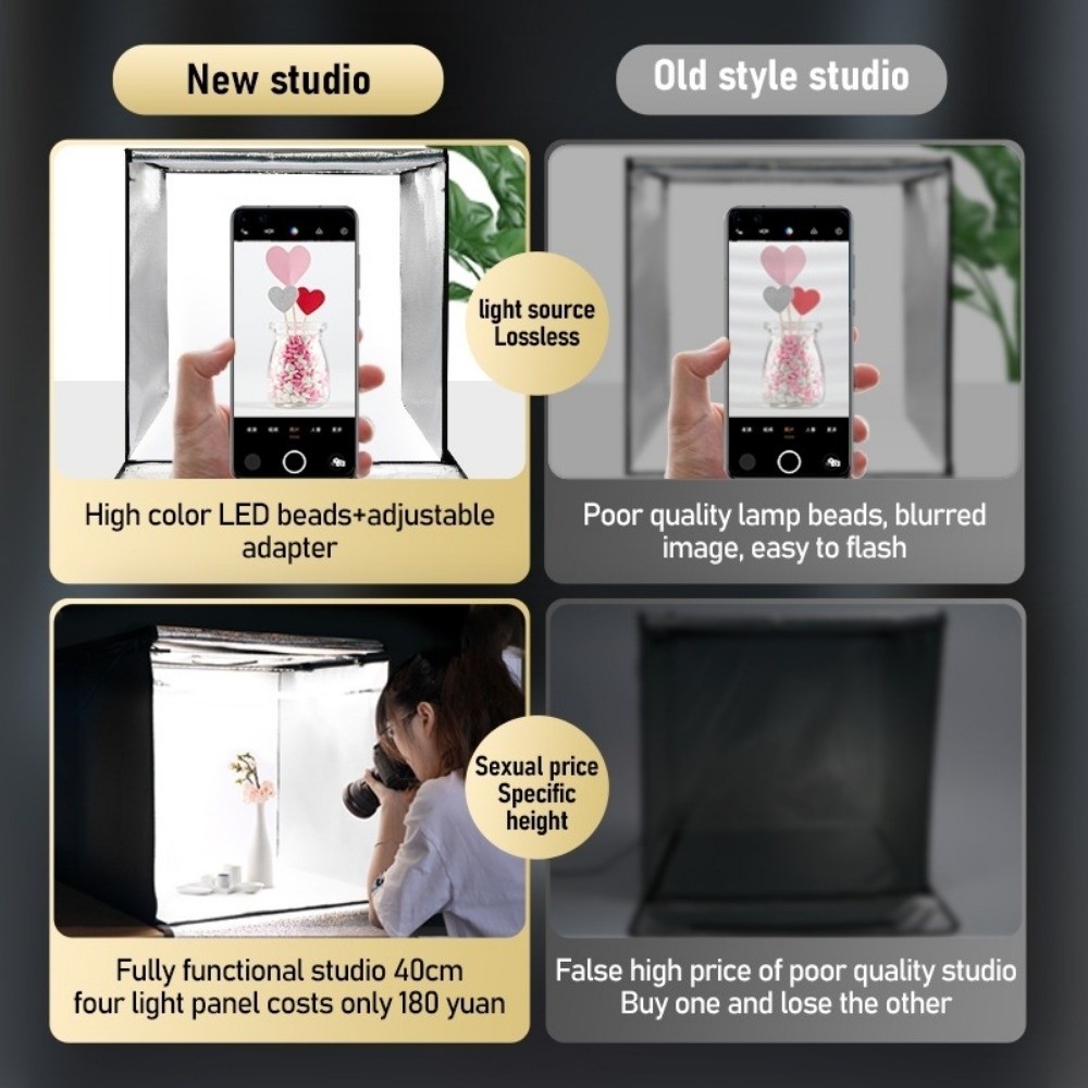 45/65cm LED Yumuşak Işık Kutus - Photography Lighting Softbox incelemesi ve fiyatı