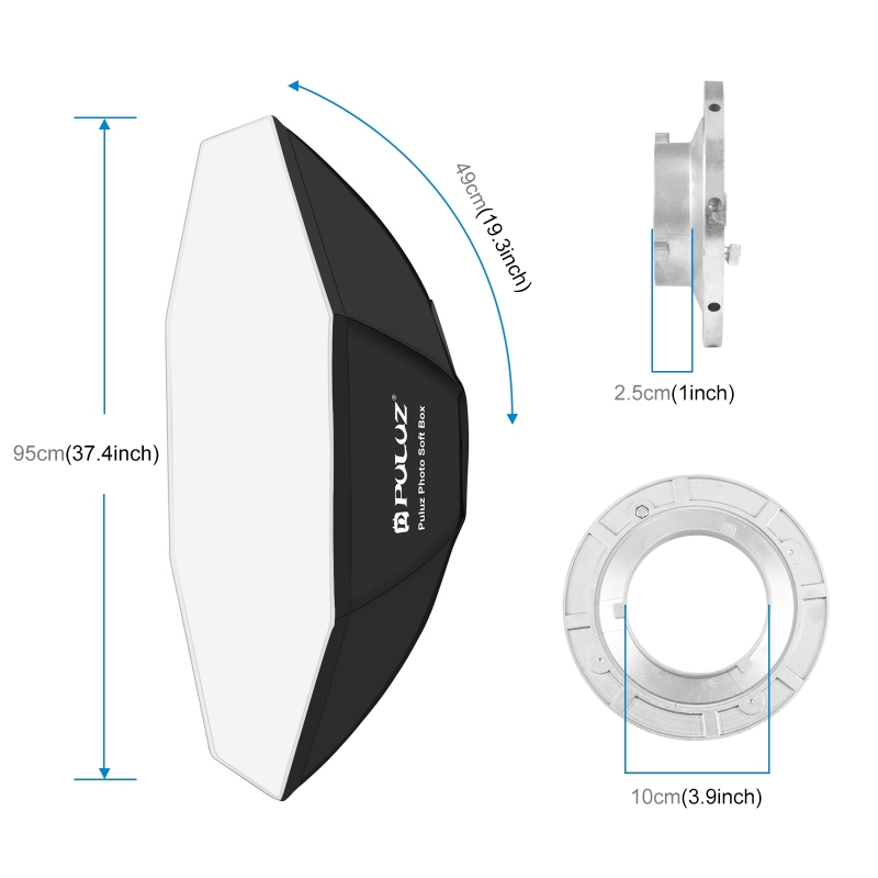 PULUZ 95cm sekizgen fotoğraf S - Photography Lighting Softbox incelemesi ve fiyatı