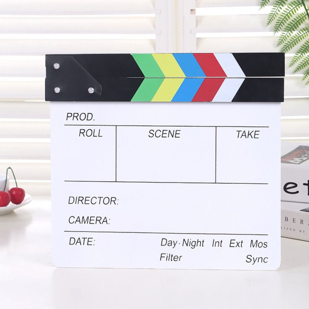 Akrilik Yönetmen Sahne Klaket  - Photography Lighting Led incelemesi ve fiyatı