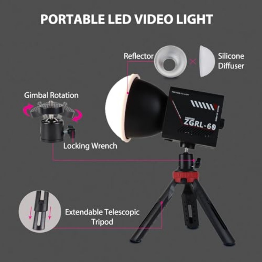 60W COB LED Video Işığı, 8000  - Photography Lighting Led incelemesi ve fiyatı