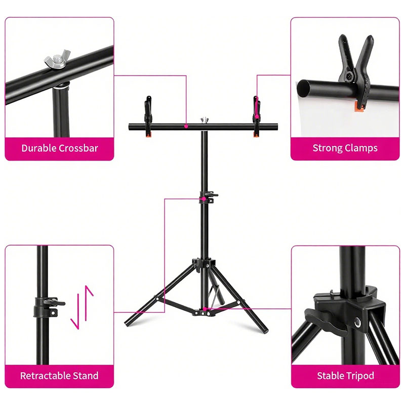 T-şekilli Fotoğraf Arka Plan S - Photography Lighting Setup incelemesi ve fiyatı