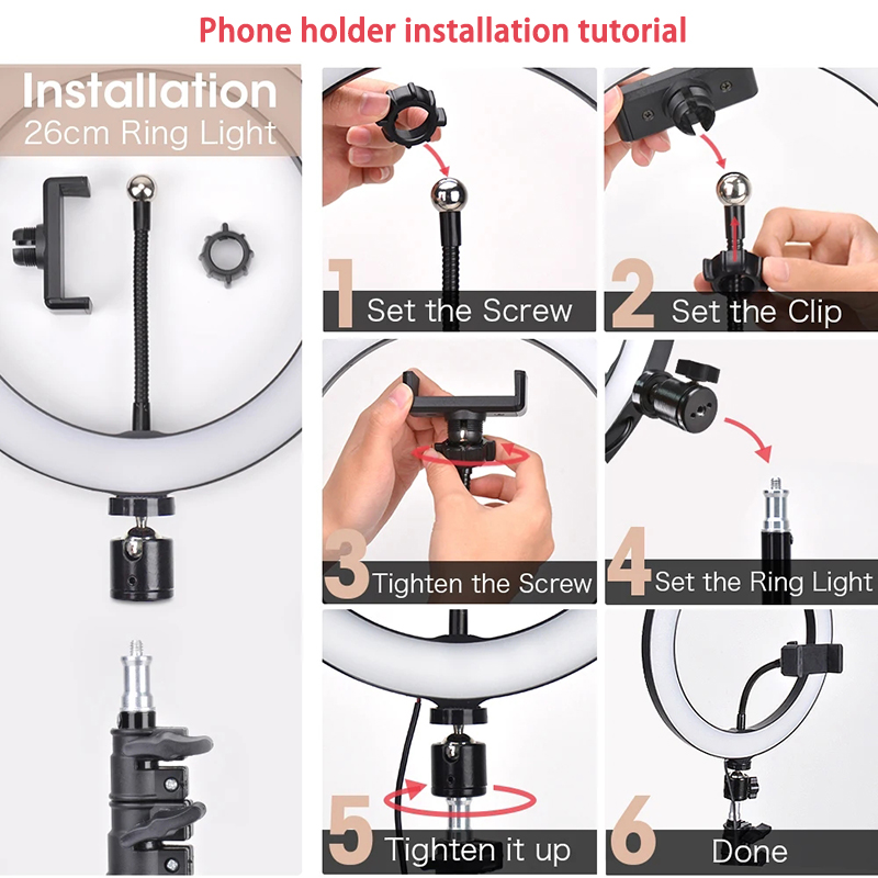 Video Işığı 16/26/33cm Selfie  - Photography Lighting Overhead incelemesi ve fiyatı
