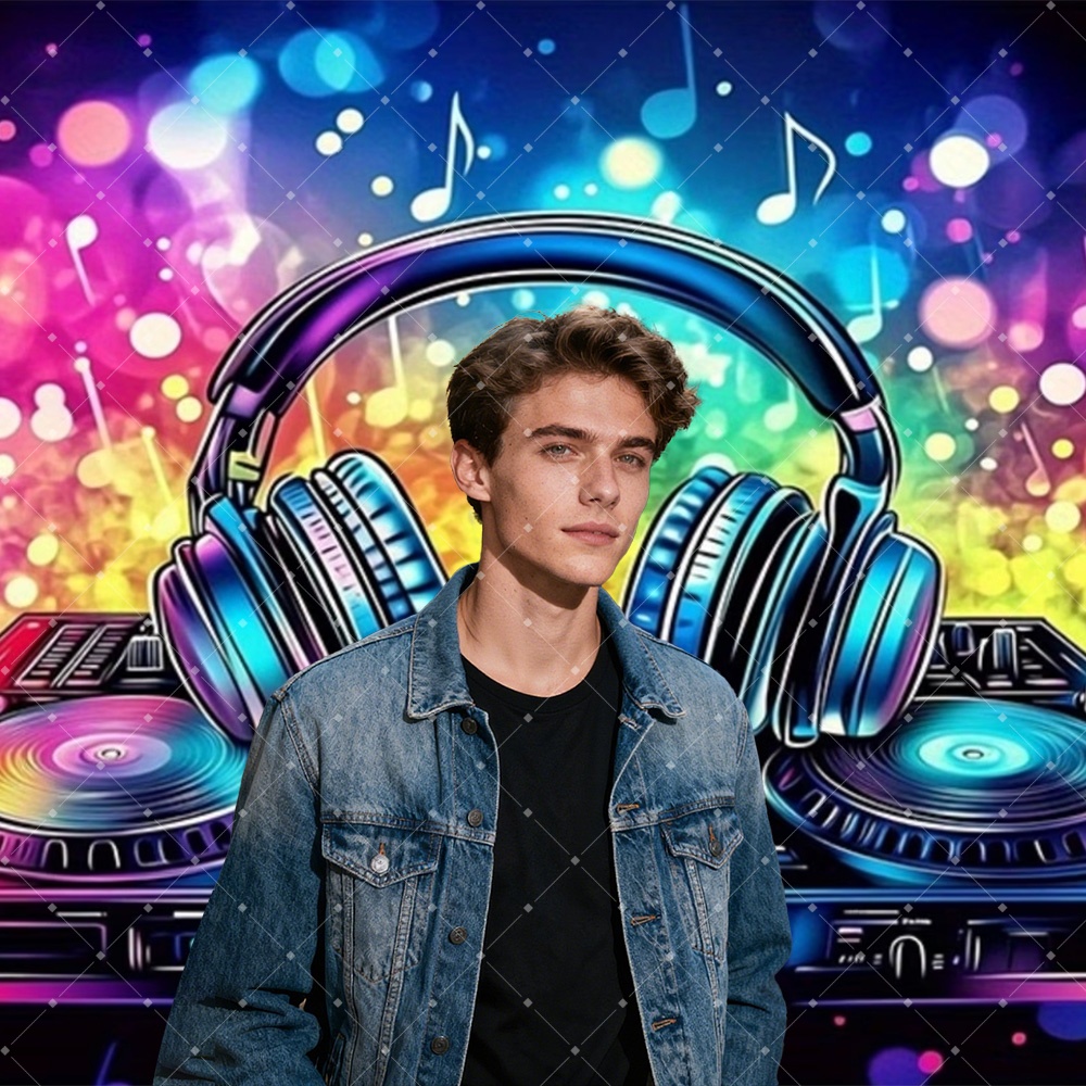 Hip Hop Müzik DJ Partisi Dekor - Photography Lighting Backdrop incelemesi ve fiyatı