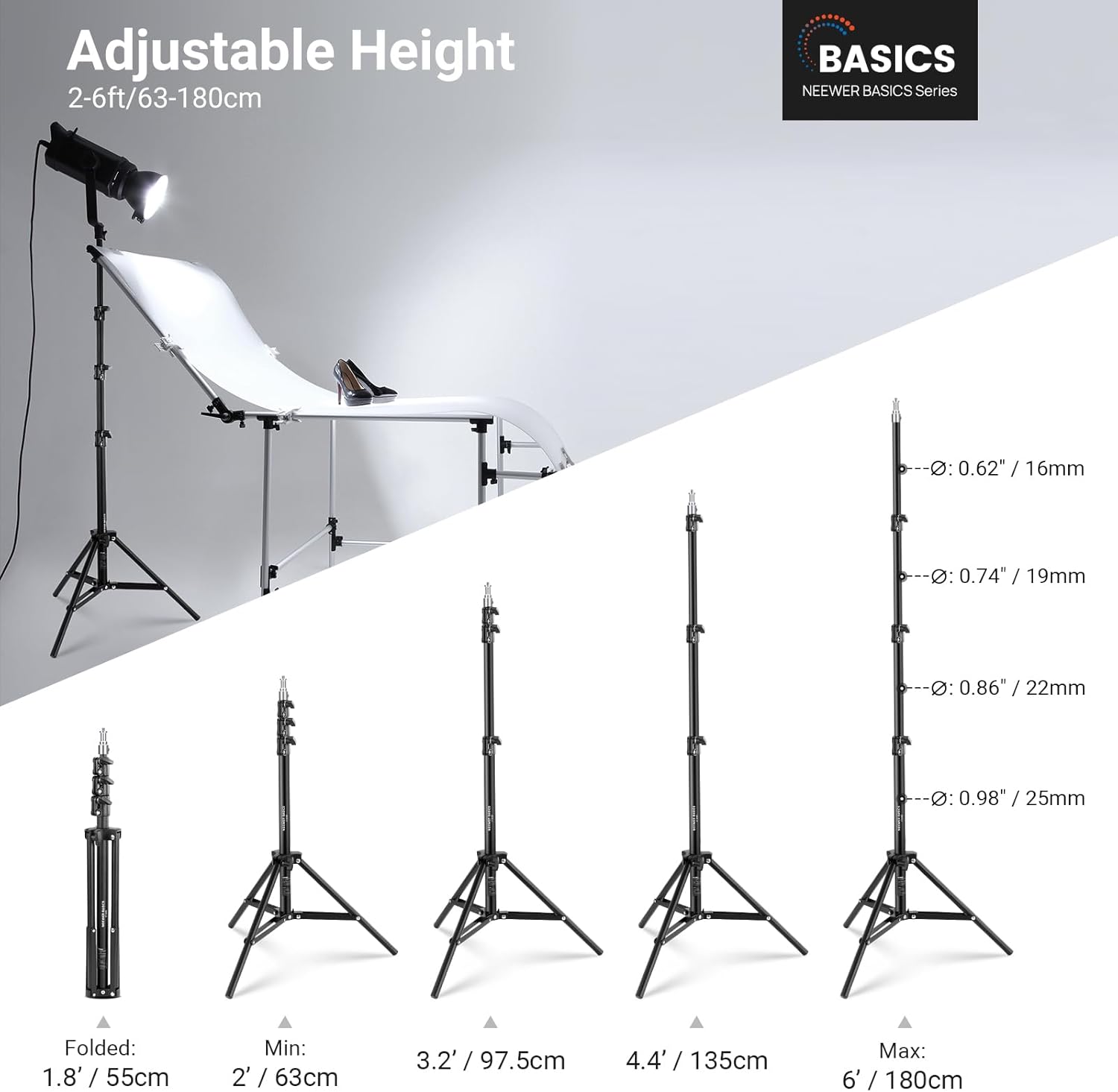 NEEWER Basics 6ft/180cm Fotoğr - Photography Lighting Basics incelemesi ve fiyatı