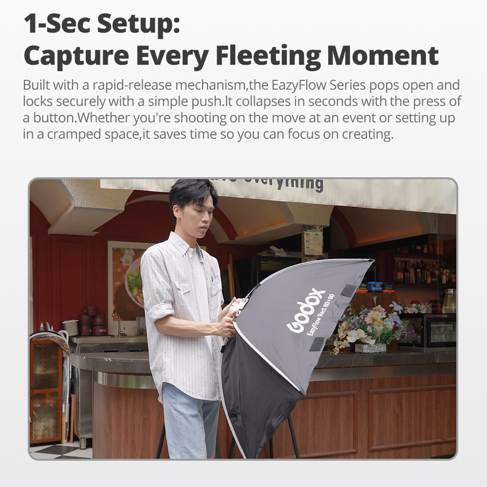 Godox EazyFlow serisi Katlanab - Photography Lighting Softbox incelemesi ve fiyatı